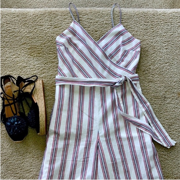 Banana Republic Linen-Cotton Cropped Jumpsuit - Picture 3 of 9